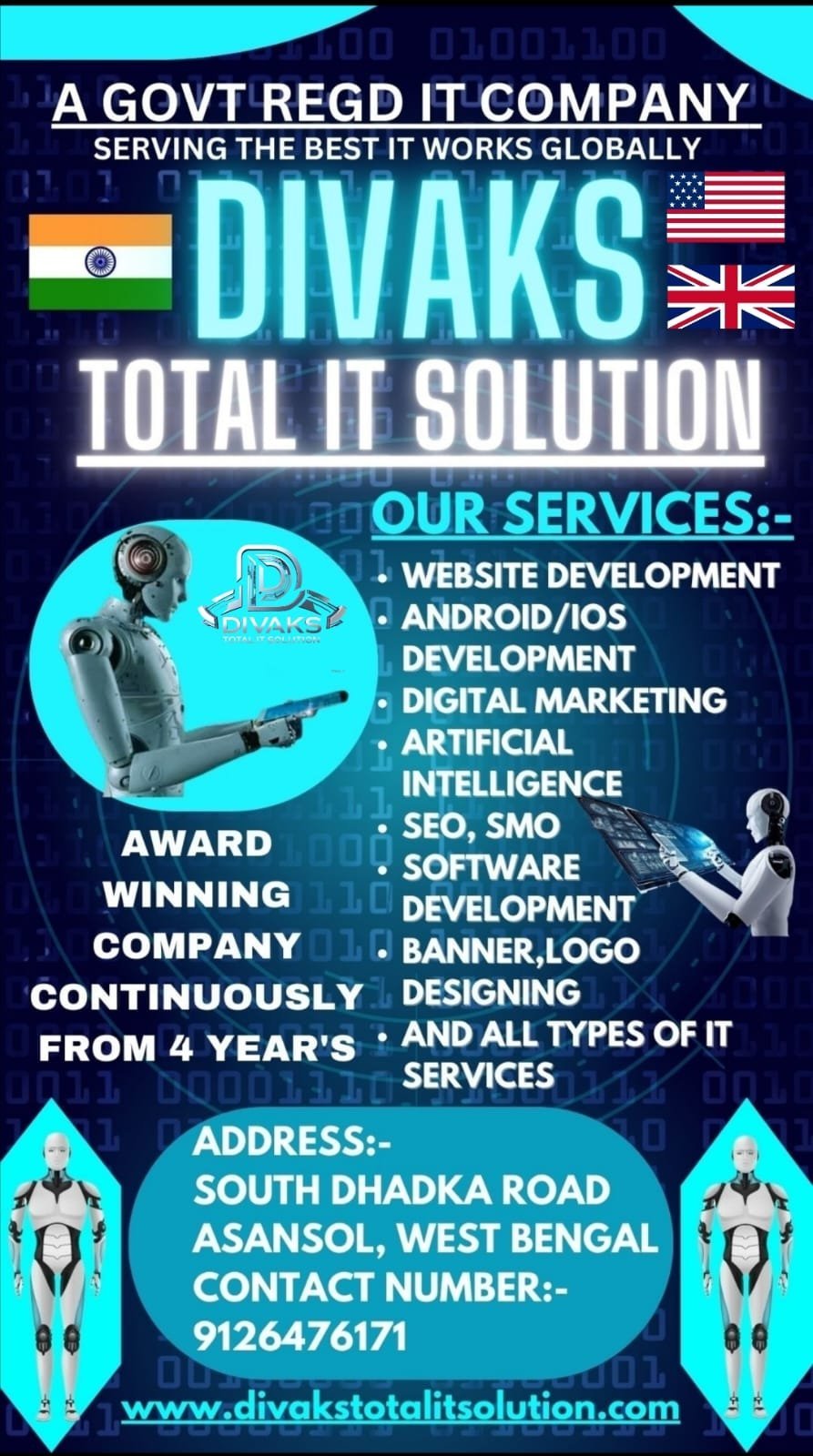 Akshay Gupta from Asansol — The Visionary Founder of DIVAKS TOTAL IT SOLUTION – HindNewsNetwork.in