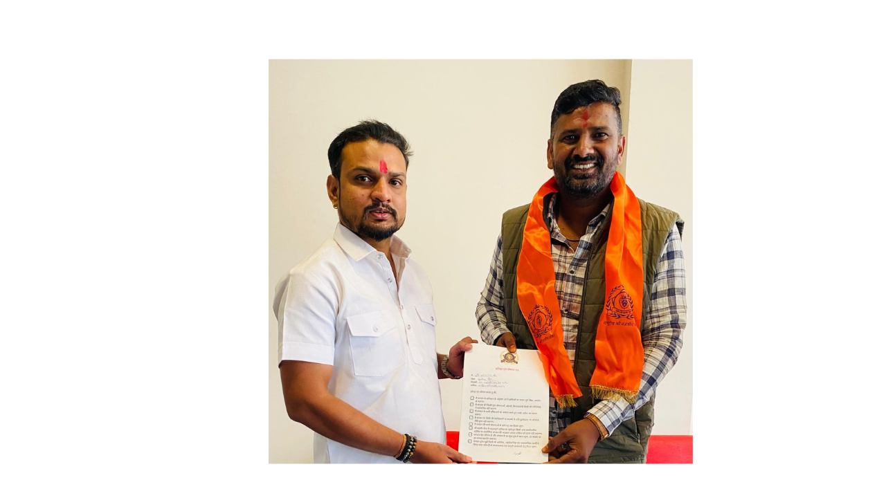 राष्ट्रीय श्री रुद्रवीर सेना में संगठन विस्तार की ओर बड़ा कदम – प्रकाश कीर को सौंपी कमान